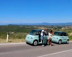 Electric Fiat Topolino Tour in Chianti from Florence with Wine Tasting